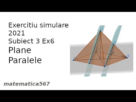 Exercitiu Simulare EN 2021 Subiect Geometrie in Spatiu