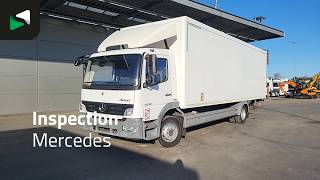 Mercedes-Benz Atego 1218 Atego 4X2 12tonner 1250kg Ladebordwand Manual Euro 5 box truck | Image 4 - Autoline