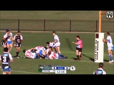 Real NRL Round 7 1st Grade Highlights - Maitland v Central
