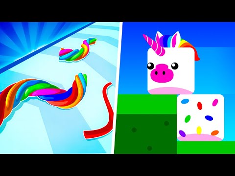 LEVEL UP Twisty Runner, Stacky Bird - 1⭐Max Level Gameplay Walkthrough Moblie