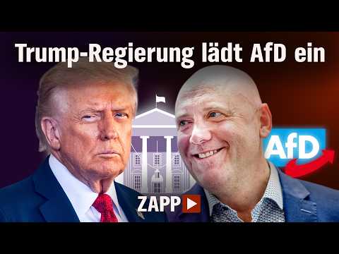 Video Thumbnail: So vernetzen sich AfD und US-Regierung | ZAPP | NDR