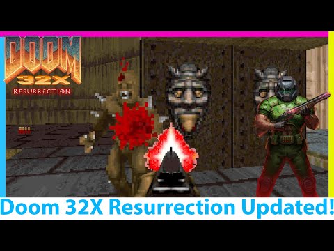 Doom 32X Resurrection Updated! The Best Console Doom Made Better