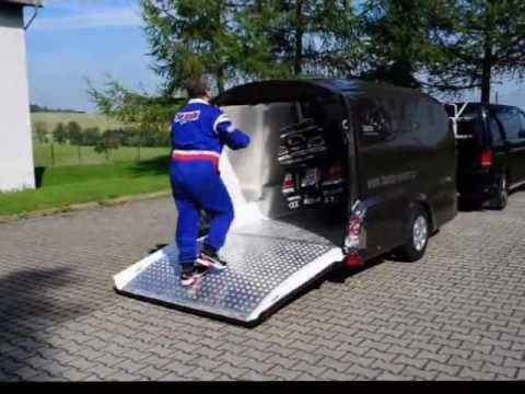 Taurus přívěs a Goldwing ( Bike Trailer/ Motorrad Anhanger- TopMoto)