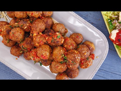 Albondigas with Spicy Pepper Sauce