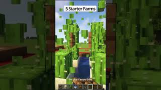 Download lagu 5 Easy Minecraft Starter Farms🏡 #minecraft mp3