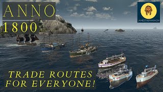 The Anno 1800 Trade Route Guide for Beginners - Quick and Simple! |Anno 1800 Gameplay|