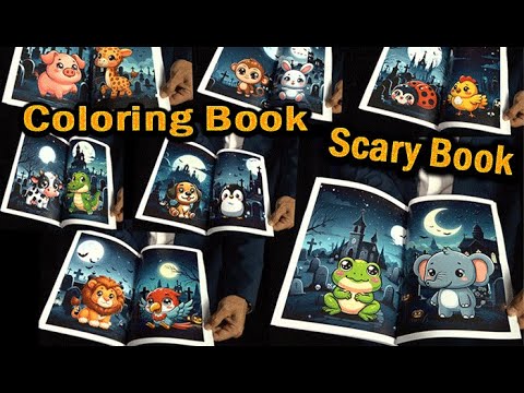 Voir la vidéo Coloring Book Scary Book - Gustavo Sereno