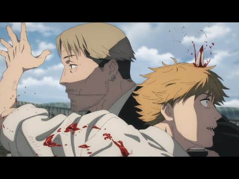 Denji and Power vs Kishibe | Chainsaw Man Episode 10