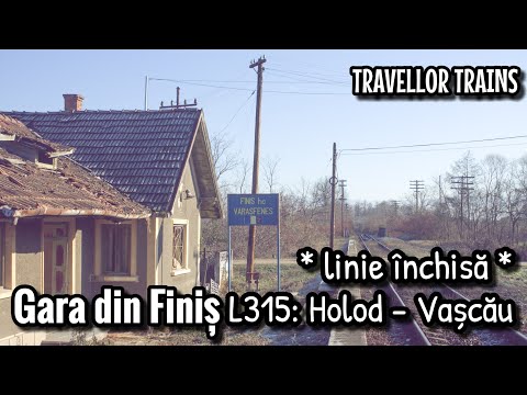 Gara din Finiș (Linia 315: Holod - Vașcău) [în imagini] * linie închisă *