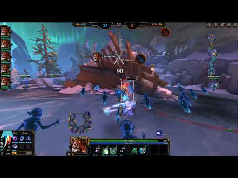Smite Infinite Assault Au Puch vs Baba Yaga! Yaga's out here catching bodies lol