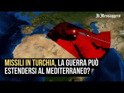 Missili Iran in Turchia, la guerra può estendersi al Mediterraneo orientale?