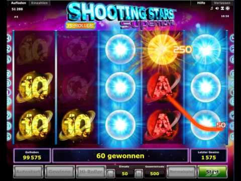 Shooting Stars Superstars kostenlos spielen - Novomatic / Mazooma