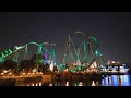 Incredible Views of The Incredible Hulk Coaster At Night | Universal Studios Island of Adventure 4K