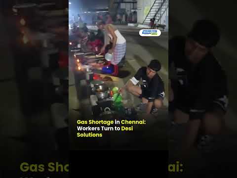 Gas Cylinder Shortage in Chennai: Migrant Workers Cook on Wood Stoves
