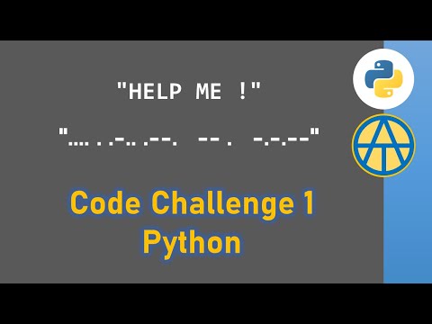 Encode Morse Challenge 1 Python Tutorial 16