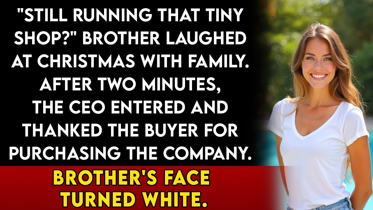 At The Christmas Party, My Family Mocked My "Small Business" — Until The CEO Called Me "Ma'am"