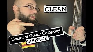 Video thumbnail for Electrical Guitar Company Baritone in NON Heavy Genres. by Gear, Stuff and Things