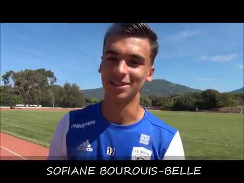 SOFIANE BOUROUIS BELLE EST AVEC  S C BASTIA