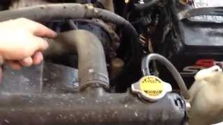 2000 Toyota tundra heater blows cold air - Heater coil flush - Water sound in dashboard