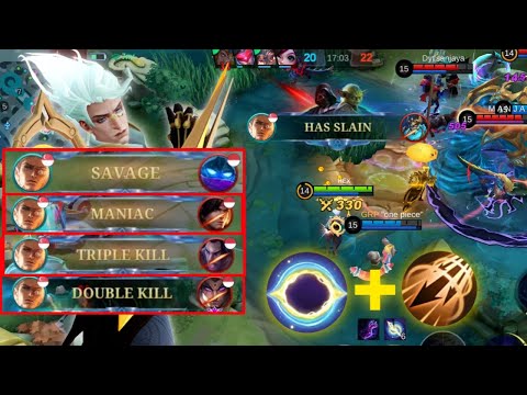 GAMEPLAY NATAN GOLD LANE 2022 - NATAN INSPIRE LANGSUNG SAVAGE + DAPET LORD🤣🤣 - MOBILE LEGENDS