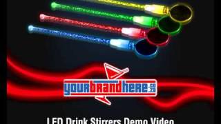 preview picture of video 'Your Brand Here - LED Swizzle Sticks'