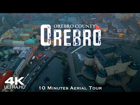 OREBRO 🇸🇪 Örebro | 4K Drone Aerial Tour | Sweden Konungariket Sverige Drönare film