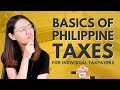 THE BASICS OF PHILIPPINE TAXES PHILIPPINE TAX TYPES Philippine Taxes 101