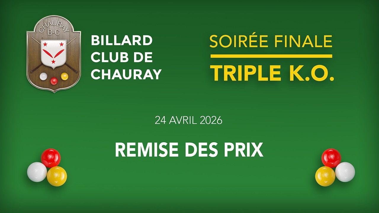 TKO 2026 Remise des prix