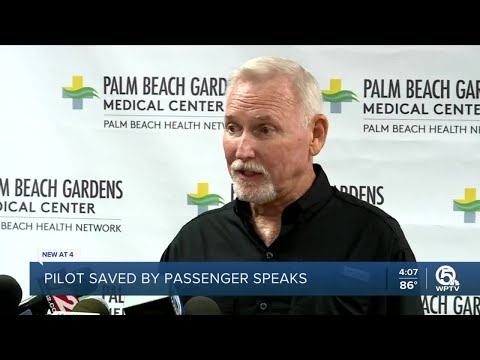 Pilot who suffered medical emergency during flight describes 'God's plan'