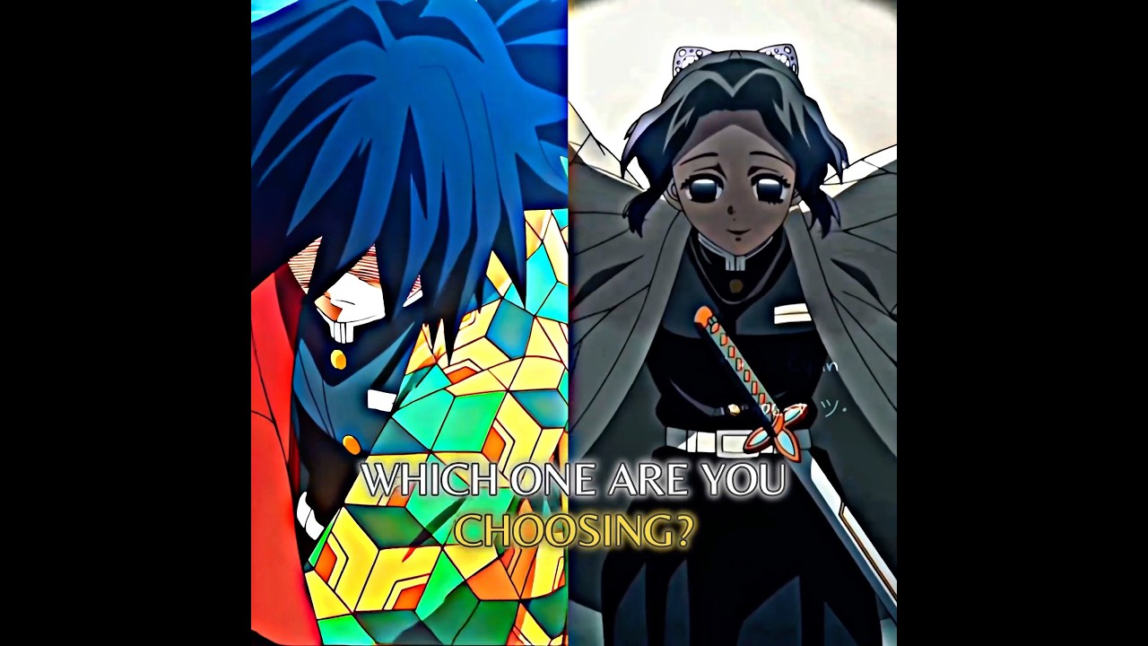 💙ARE YOU CHOOSING MONEY OR LOOKS?💜 #shorts #demonslayer #giyushino #giyuutomioka #shinobu