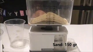 Augmented world - Specific heat of water and sand