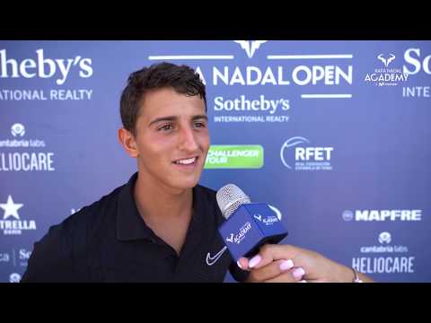 RNA Player Aaron Cohen plays his first ATP Challenger at the Rafa Nadal Academy by Movistar