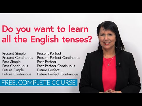 Do you want to learn all the English tenses