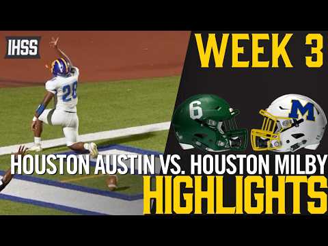 Milby Wins High-Scoring Opener Over Austin 62-40 | Houston ISD Rivalry