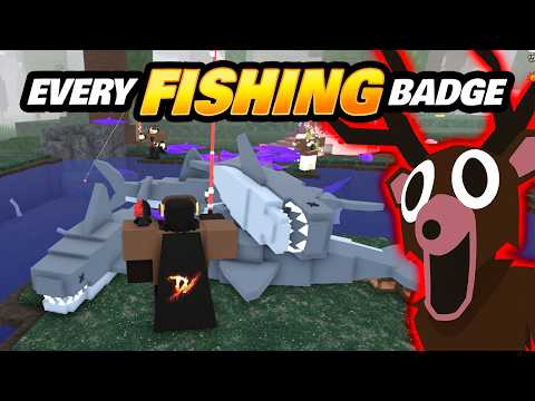 Getting ALL FISHING Badges in 99 Nights in the Forest