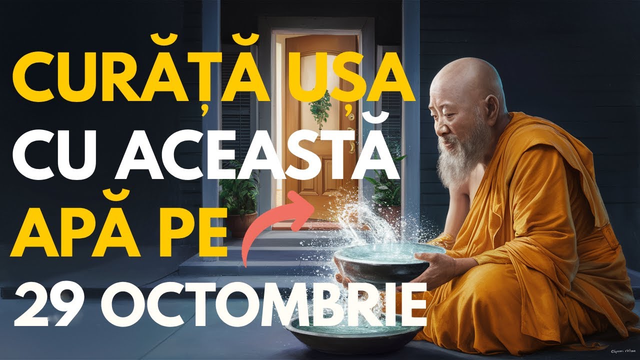 Curăță-ți ușa cu ACEASTĂ APĂ pe 30 septembrie și VEI ATRAGE MULȚI BANI | Învățături budiste