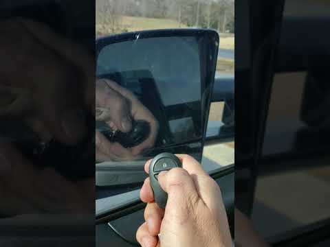 07+ Tundra Power fold tow mirror mod with auto fold feature.