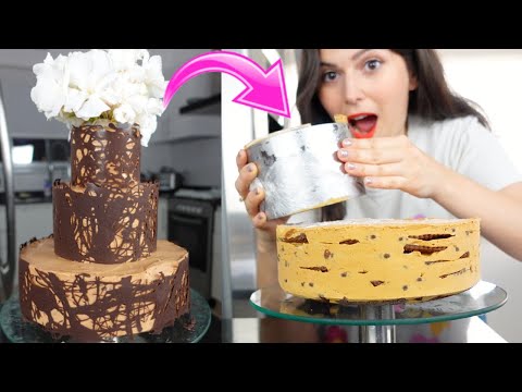 I BAKED MY DREAM WEDDING CAKE: A 3-TIER CHOCOLATE CAKE! 🎂 Dear Trippar