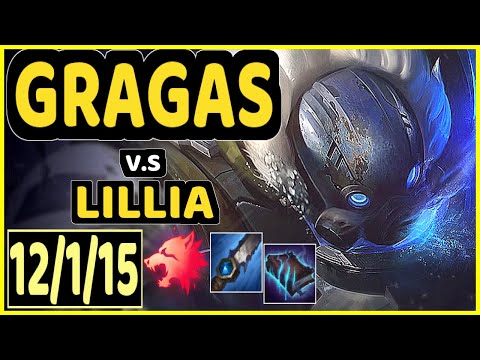 4LAN (GRAGAS) vs LILLIA - 12/1/15 KDA JUNGLE GAMEPLAY - BR Ranked MASTER