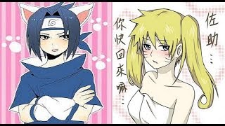 Sasuke x Naruko a comic show┃Cat and people in love