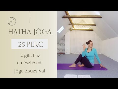 25 perc HATHA JÓGA - segítsd az EMÉSZTÉSED