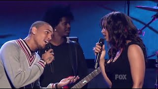 Jordin Sparks &amp; Chris Brown - No Air | American Idol 2008 (HD)