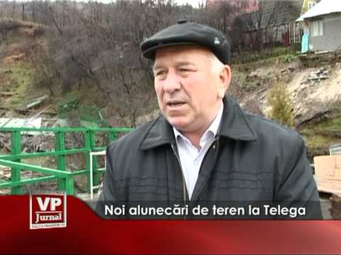 Noi alunecări de teren la Telega