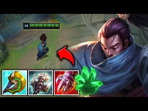NOBODY CAN TOUCH FULL TANK YASUO! DEAL MOST DAMAGE AND NEVER DIE - League of Legends