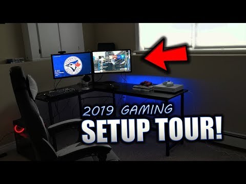 NEW GAMING ROOM TOUR! (2019)