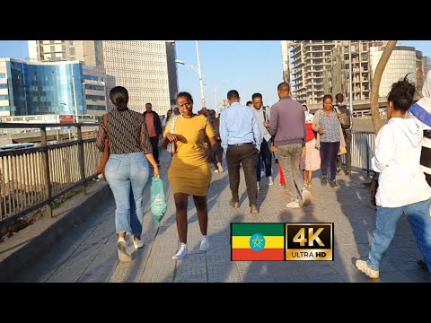 Megenagna , 🇪🇹 Addis Ababa walking Tour 2024 , Ethiopia