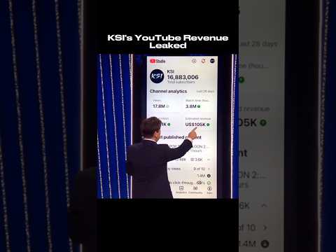 KSI's YouTube Revenue Leaked 😳