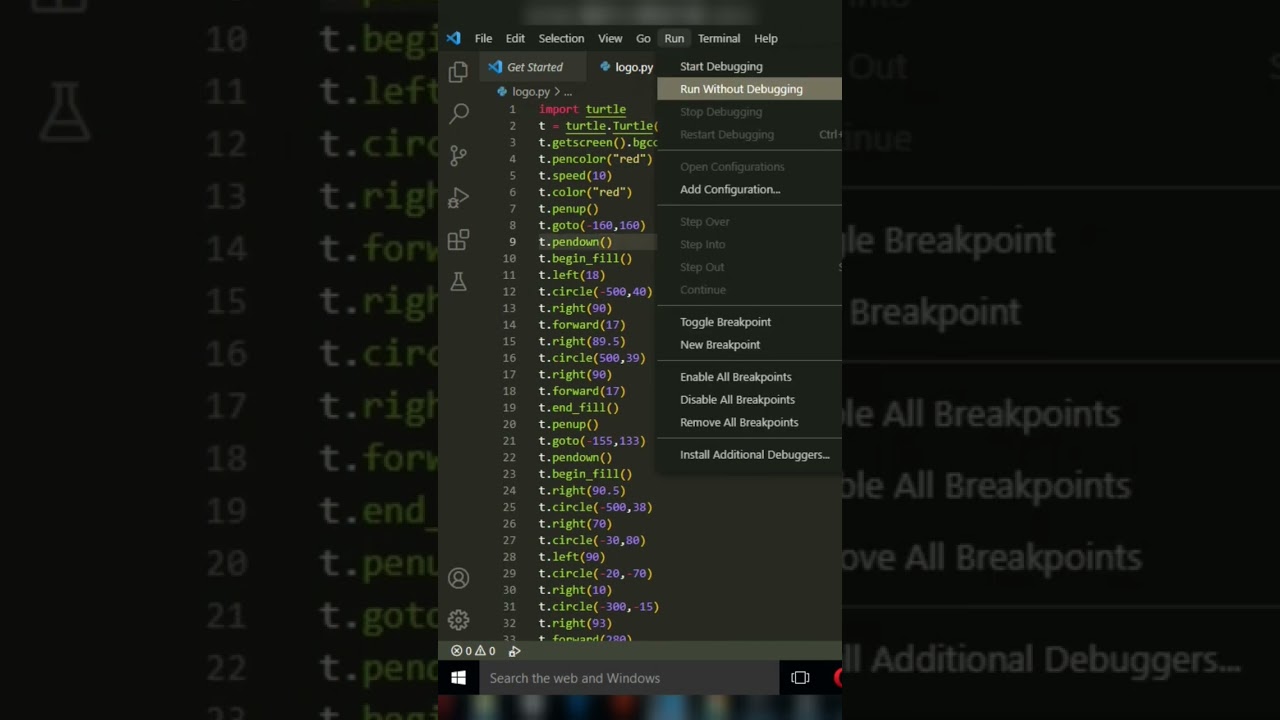 Tesla logo in python tkinter animation programming #python  #animation #tesla