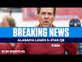 BREAKING: Alabama lands 5-star QB Ty Simpson for 2022 class [BRETT FAVRE COMP] | CBS Sports HQ
