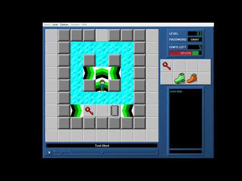 CCLP4 level 33 solution - 215 seconds